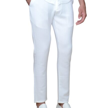 Pantalon Slim Fit Structuré