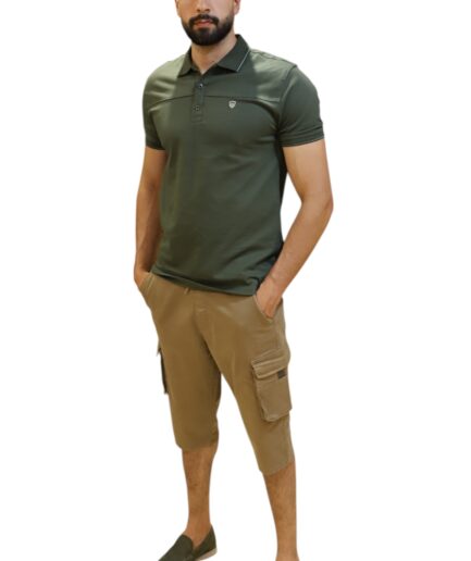 Polo & short (short caramel)